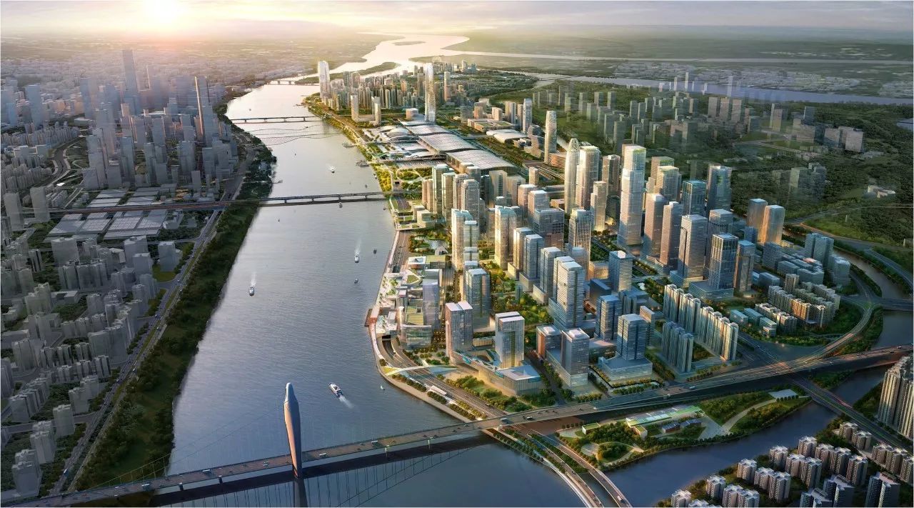 ▲琶洲互联网集聚区效果图（广州市海珠区政府网站）