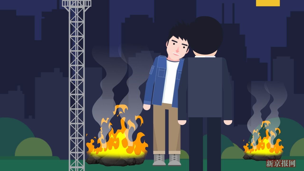 山西一工人室外烧煤取暖被拘5日 动画科普污染