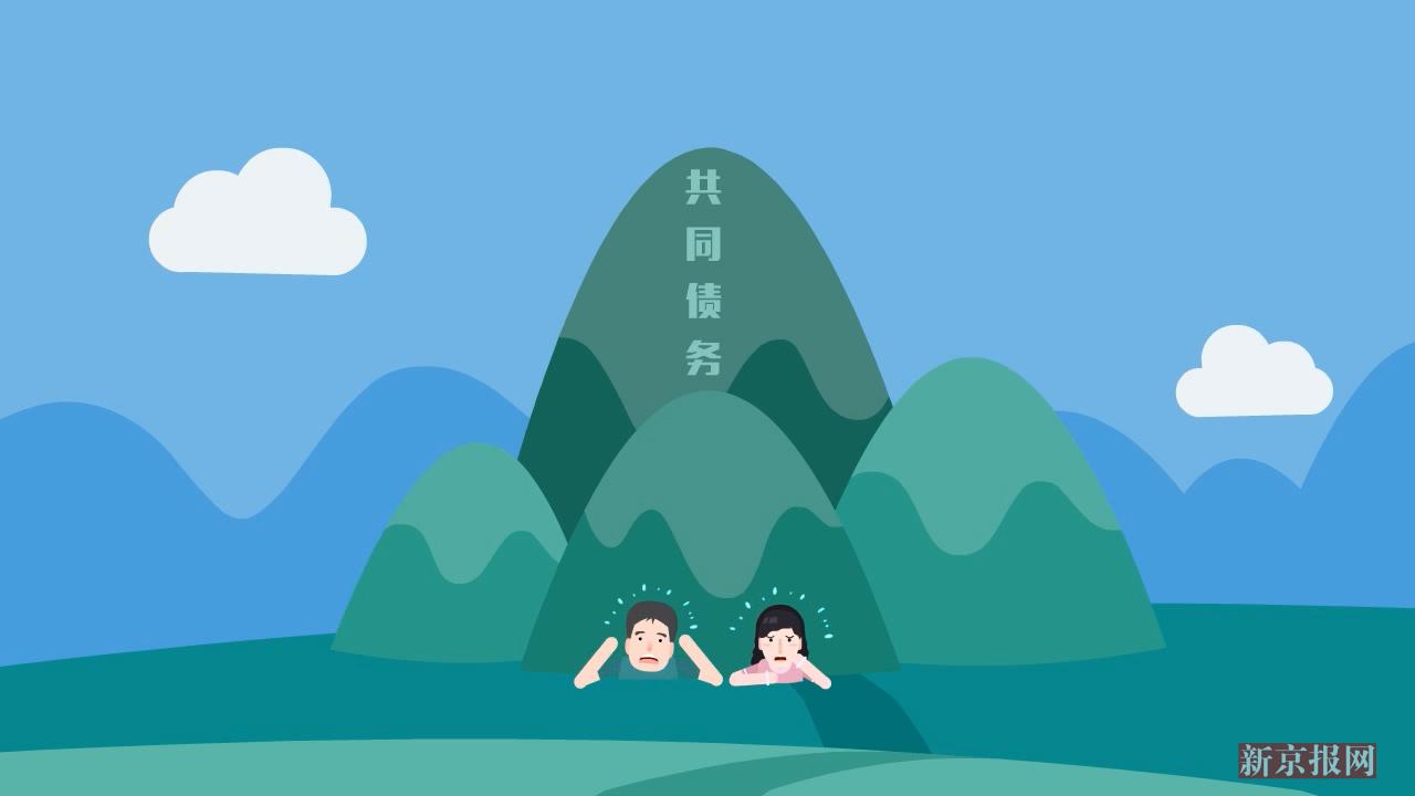 离婚了TA的债我要背吗?动画看懂如何认定夫