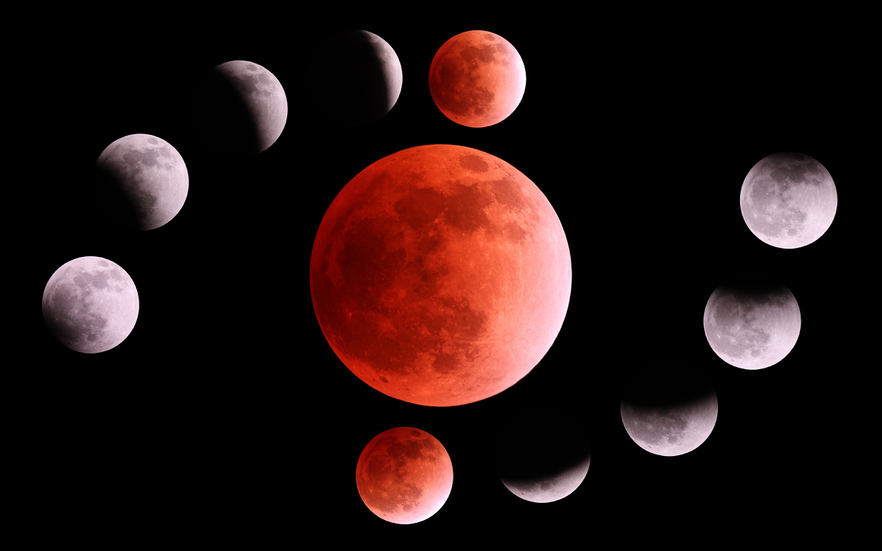 【科普秀】当“血月”遇上“超级蓝月” 年度天文大戏今晚开场|月全食_新浪财经