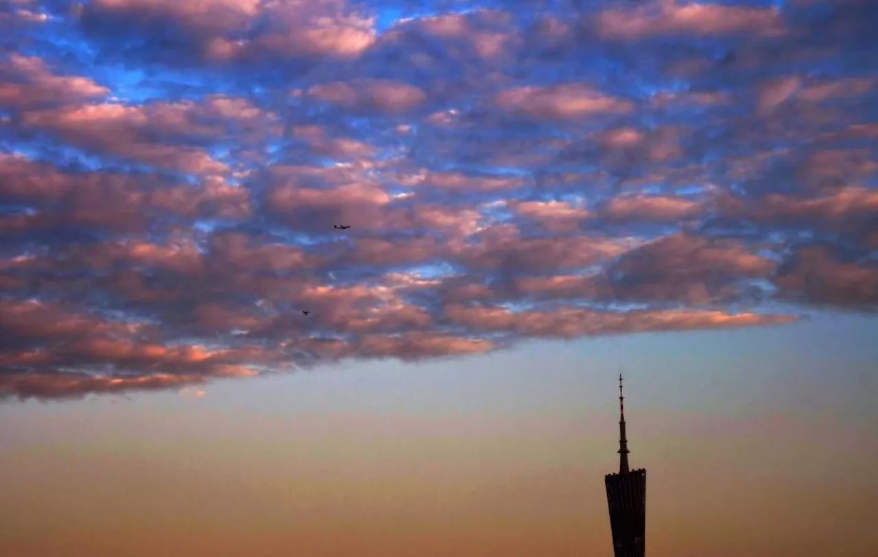 广州天气画风突变,弱弱弱冷空气倒没什么,
