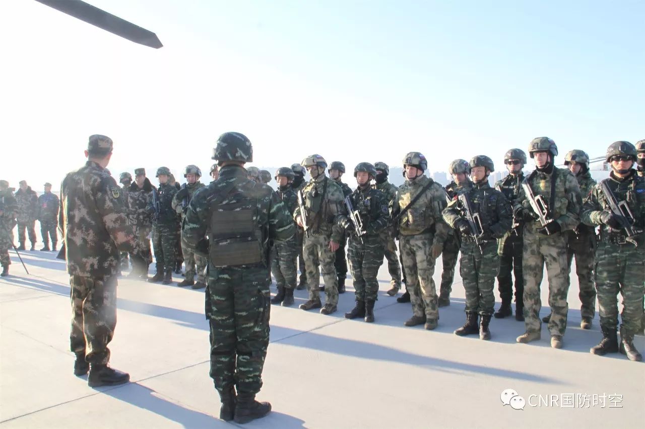 大图丨看中俄合作-2017联合反恐演训现场,中