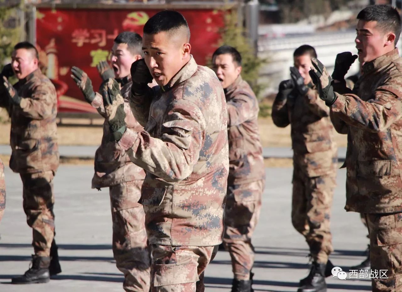 开训周看西藏兵哥哥如何嗨翻训练场