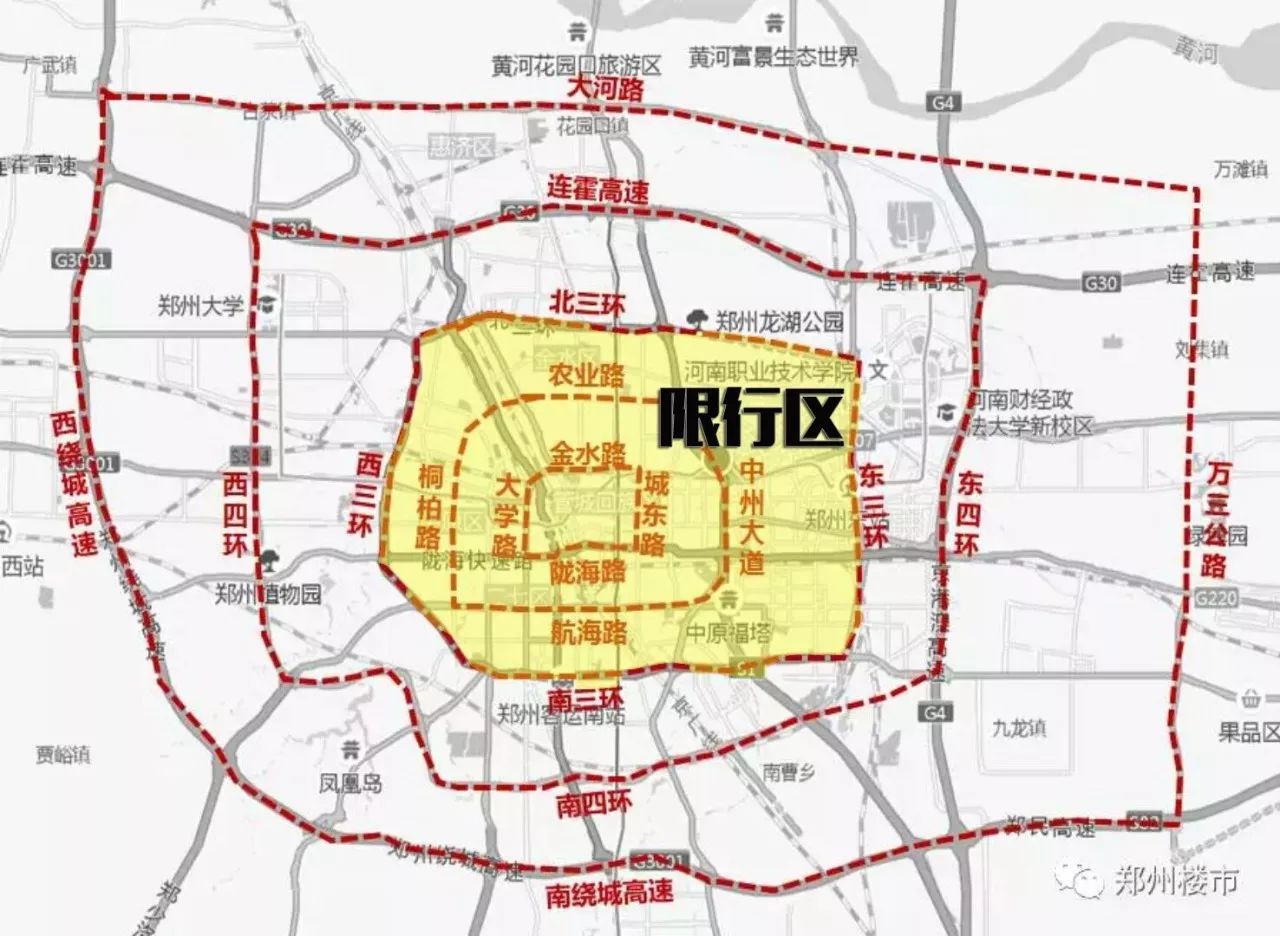 号外郑州三环内私家车限号限行全攻略