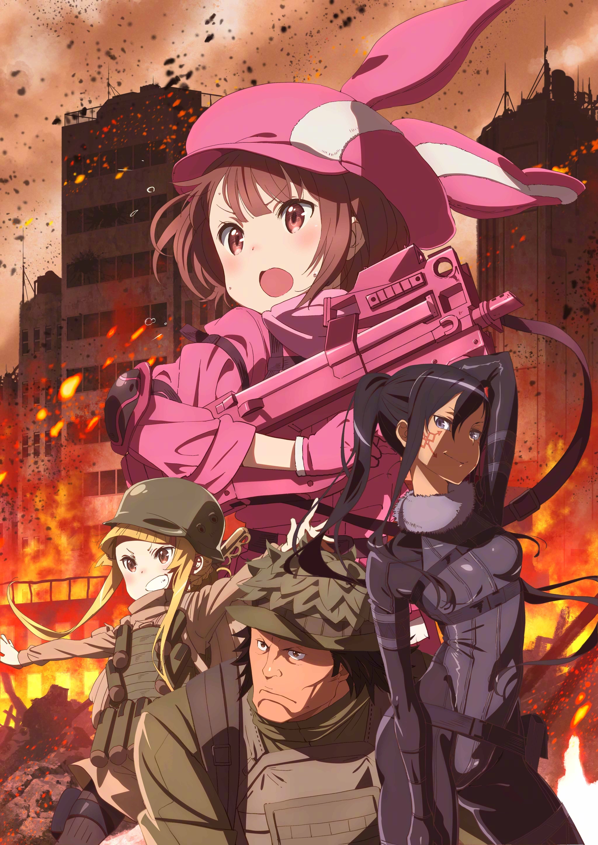 动画《刀剑神域外传 Gun Gale Online》最新主视觉图公开