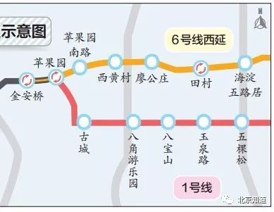 地铁6号线西延线年底开通,先通4站