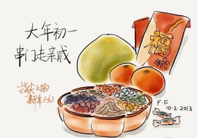 大年初一,去拜年!