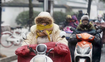 刺骨寒风拉低冬天"寒值" "三九"发威 连续三天-7℃
