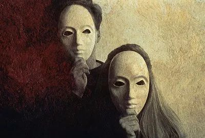 ▲在朋友圈里,人人都带着“面具”。图/视觉中国