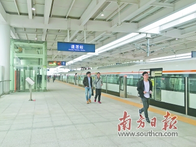 惠州小金口至东莞道滘全程约60分钟|城际铁路