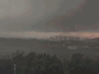 强对流天气杀到,明后天我市还有一场大雨到暴雨