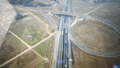 壁纸 道路 高速 高速公路 公路 桌面 406_230 gif 动态图 动图