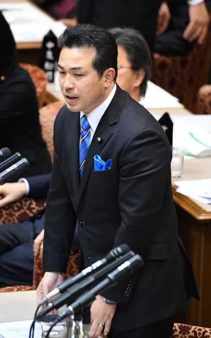 日本自民党参议员宇都隆史（来源：日本《每日新闻》）