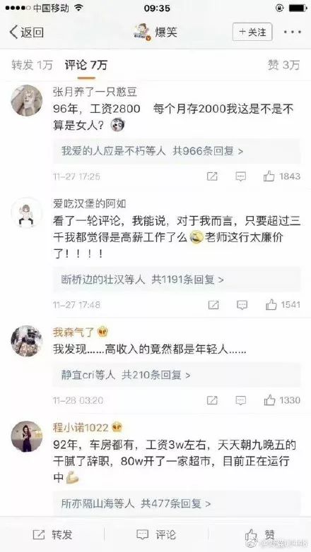 90后每个月工资有多少?70后80后看完都哭了…