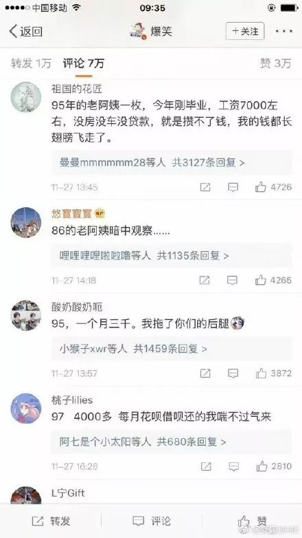 90后每个月工资有多少?70后80后看完都哭了…