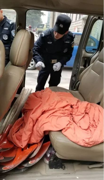 ▲犯罪嫌疑人使用的车辆