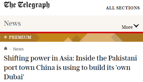 ▲英国《每日电讯报》网站报道截图