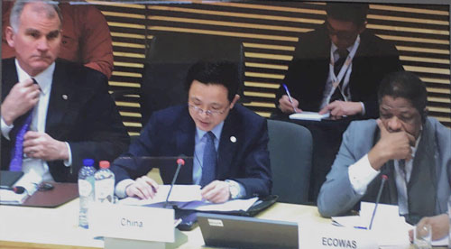 外交部长代表、非洲司司长戴兵出席萨赫勒问题高级别国际会议