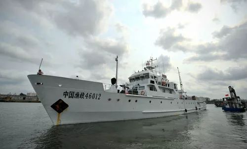 ▲资料图片:中国渔政船赴西沙及黄岩岛海域巡航护渔。(新华社)
