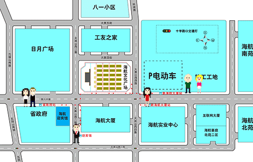 停车路线指引