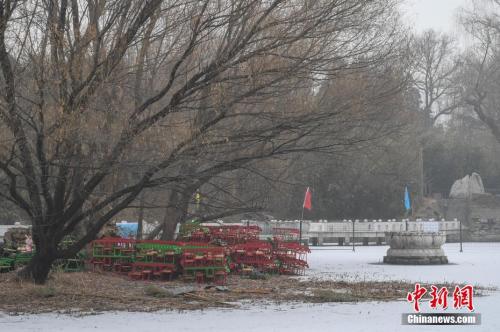  资料图：2017年1月5日，北京迎来2017年首场降雪。 中新社记者 崔楠 摄