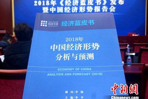 2018年《經濟藍皮書》。中新網記者 李金磊 攝