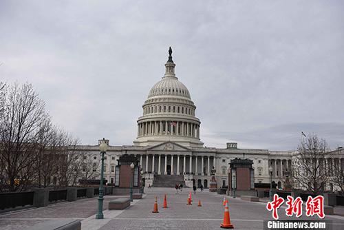 资料图片：美国国会。 中新社记者 邓敏 摄