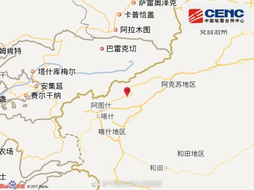 图片来源:国家地震台网官方微博