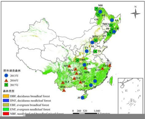 地理资源所中国森林生态系统性状与功能研究获