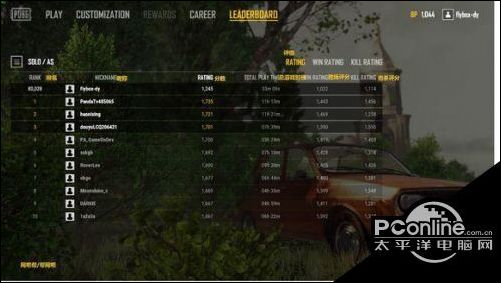 绝地求生新版界面翻译详情 1.0版界面英文信息