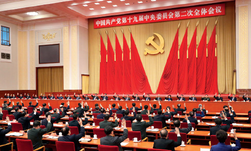 中国共产党第十九届中央委员会第二次全体会议