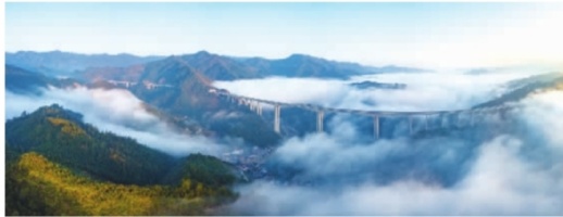 云蒸霞蔚如仙境