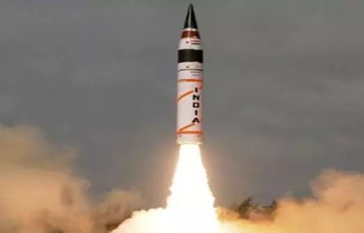 ▲资料图片：印度K-4远程导弹（中国军网）
