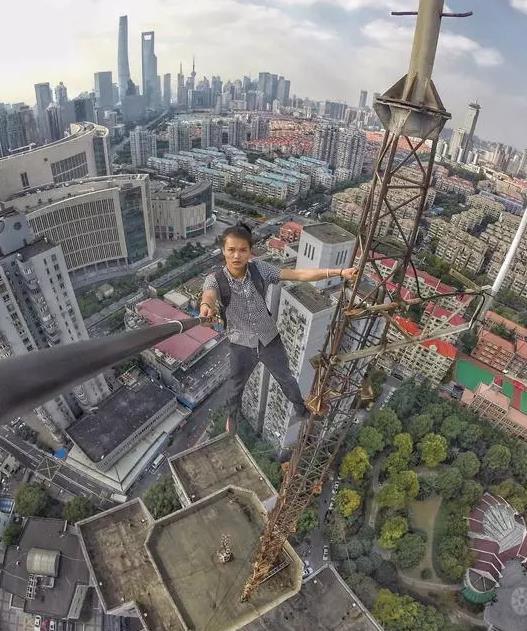 △吴永宁极限运动。图片来源吴永宁微博