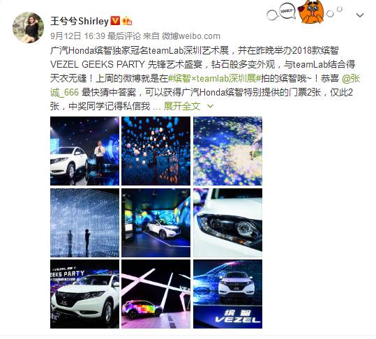 光与影的数字科技盛宴,艺术先锋缤智登场