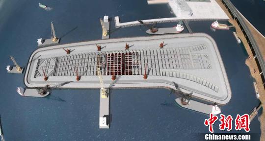 深中通道东人工岛开建 可实现多城市间互联互通