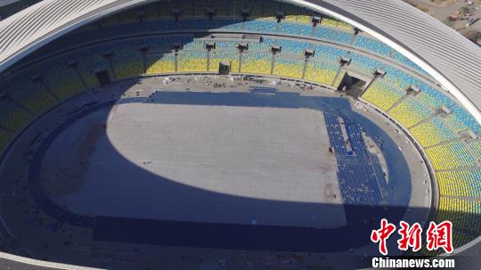 航拍2018山东省运会主会场 云之贝 露真容|陈贺