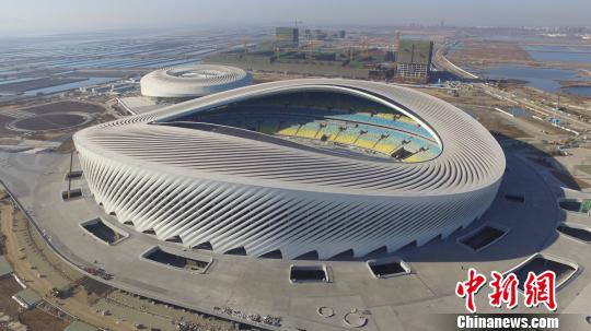 航拍2018山东省运会主会场 云之贝露真容|陈
