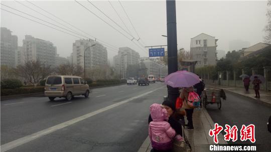 浙江北部地区零星下起小雨 张煜欢 摄