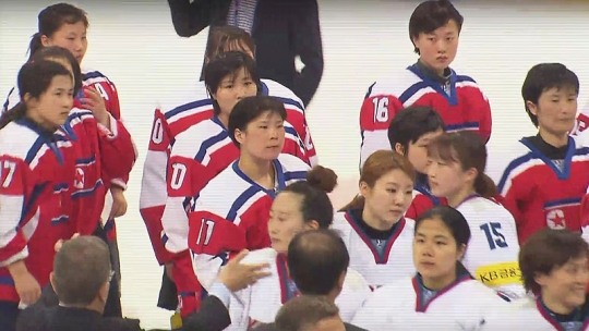 朝鲜女子冰球选手