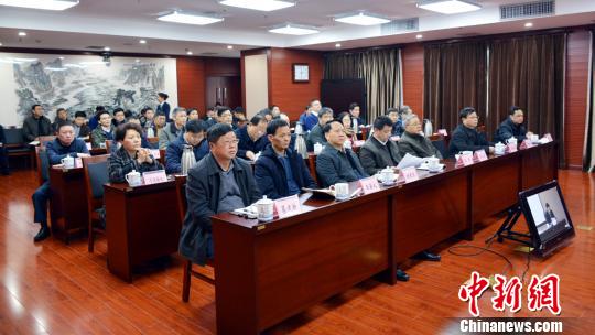 2月21日下午,江西省交通运输厅召开全省交通运输安全生产视频会议。 练崇田 摄