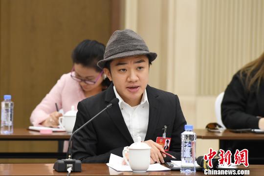 图为王祖蓝在广西壮族自治区政协十二届一次会议小组讨论中发言。 俞靖 摄