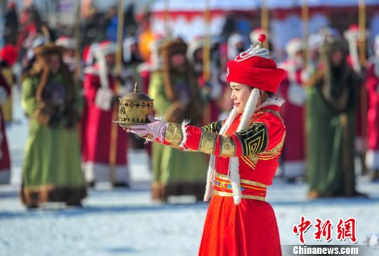 气势恢宏的大辽皇家捺钵祭祀仪式。 于海洋 摄
