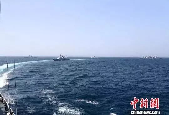 ▲资料图片:中国海军护航编队执行环球访问任务。