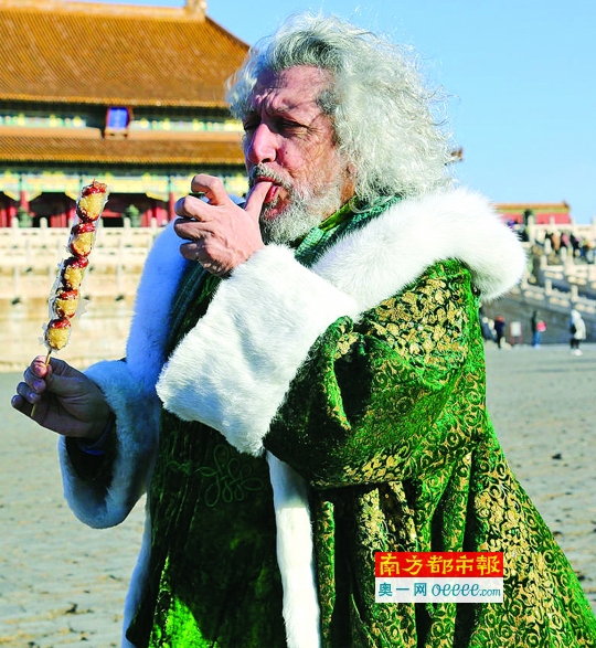 逛故宫吃糖葫芦, 圣诞老人 北京游|故宫|阿兰|圣