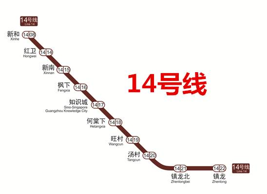 全新广州地铁线路图来了!4条新线月底通车，去北站千万别在北站