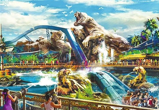 昆明这个大型主题公园即将开放 激流勇进、太空梭、过山车超多好玩!