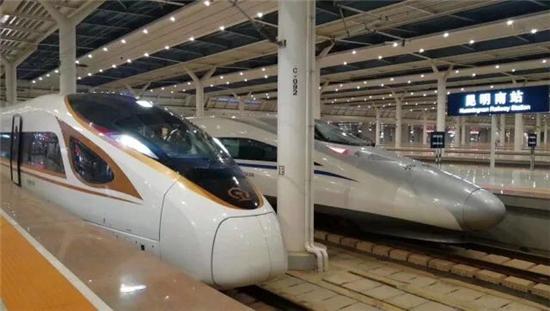 时速350km!刚刚,世界最快高铁从昆明南站首发!直达上海