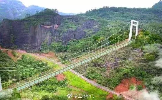 厉害!广西又一座玻璃桥开放，据说全国第二长!