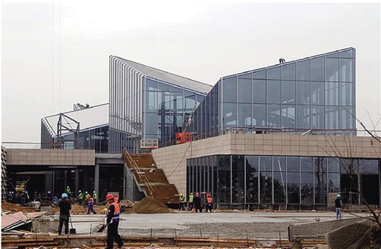 既时尚又好玩浦江水晶小镇客厅项目主体工程完